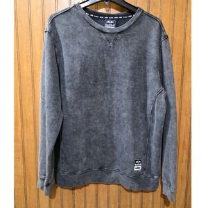Red‎ Bull KTM Racing Team Sweatshirt Gray Washed Pullover Logo Sweater Sz M